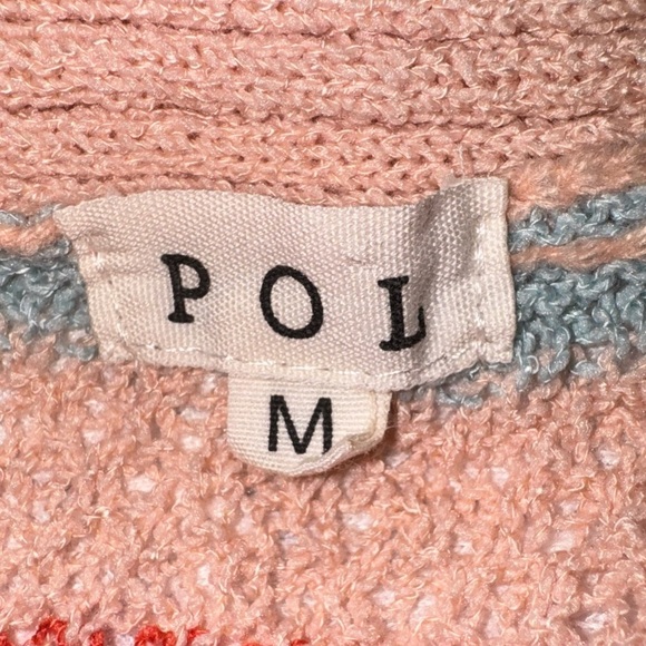 POL Oversized Wide Stripe Open Knit Sweater. Super cozy and fun!! Size M - Picture 5 of 7